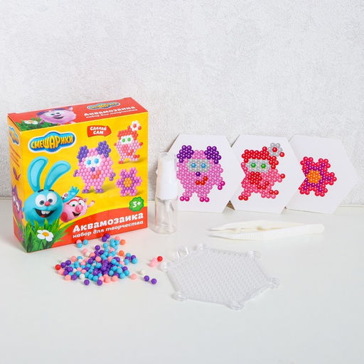 Аквамозаика для детей Смешарики Бараш и Нюша