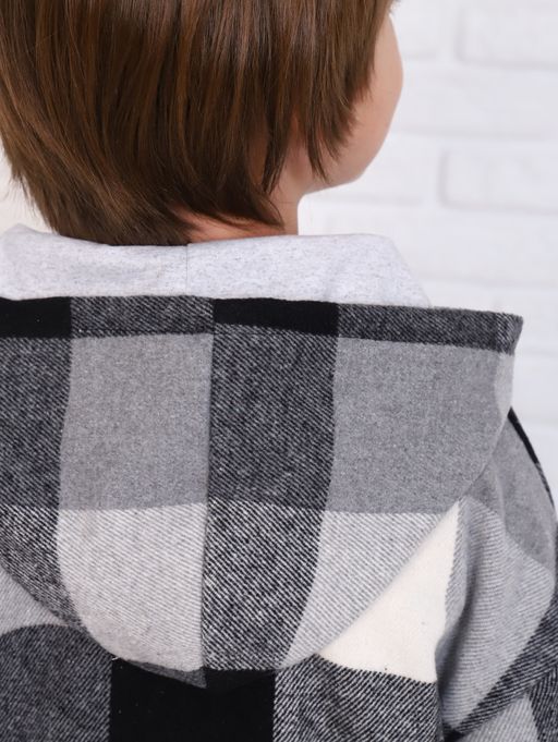 ТД030 Толстовка Дели 2 с капюшоном (чёрный) - Милаша фото 9