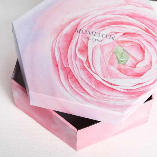 Коробка подарочная складная, упаковка, «Моменты счастья», 26×22.5×8 см