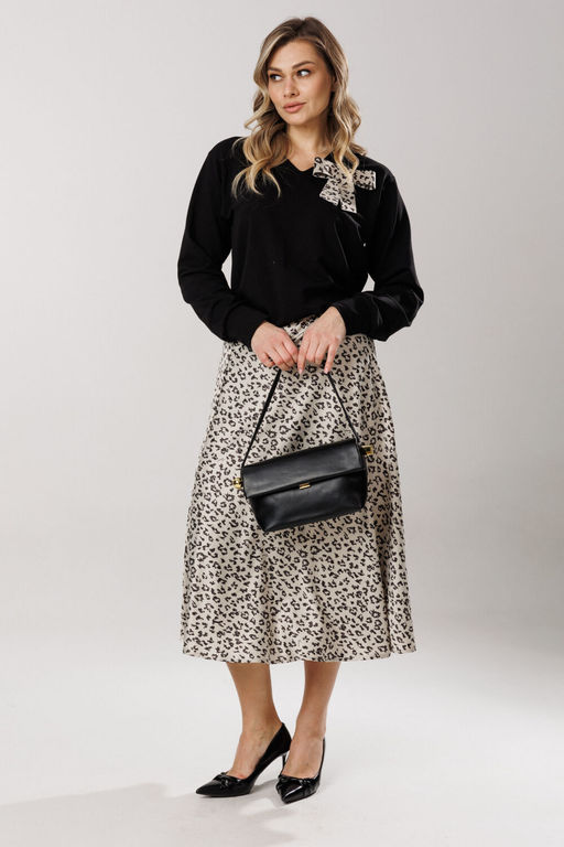 Костюм Lars Style 1206 черный;жемчужно-черный принт