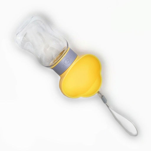 Поилка прогулочная 345 мл, жёлтая - Пижон фото 7