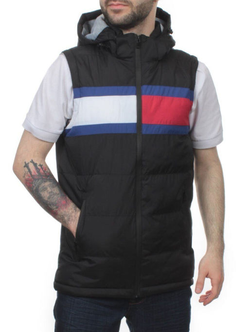 2113 BLACK Жилет мужской (100 гр. синтепон)