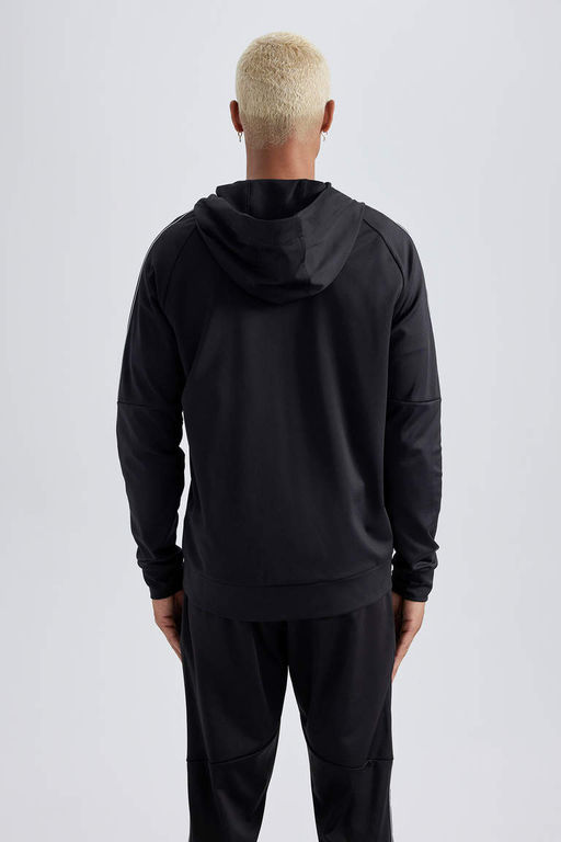 DeFactoFit Кардиган приталенного кроя на молнии из ткани для дайвинга и скуба  фото 7