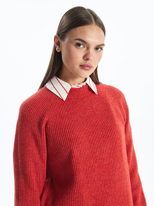 Dik Yaka Kad?n Triko Tunik