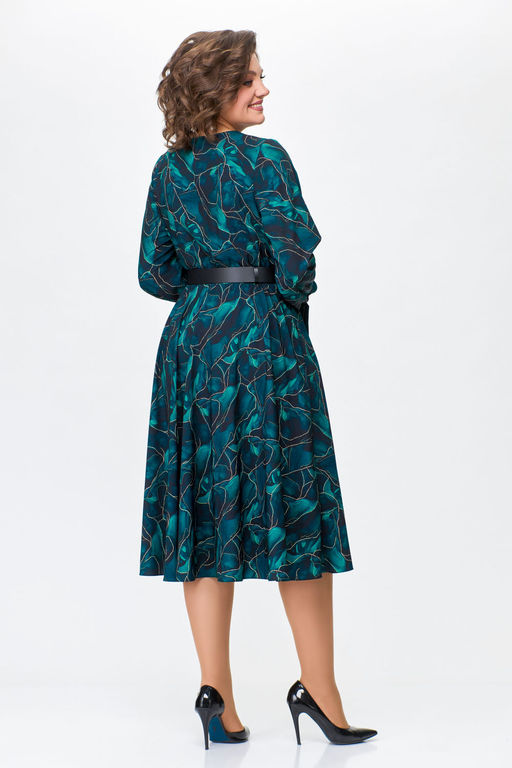 Блуза Swallow 803.2 черный+серебряный узор фото 946