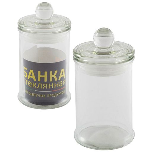Стеклянная банка для сыпучих продуктов с крышкой BANCA 0.15 л арт.003599 /Mallony/