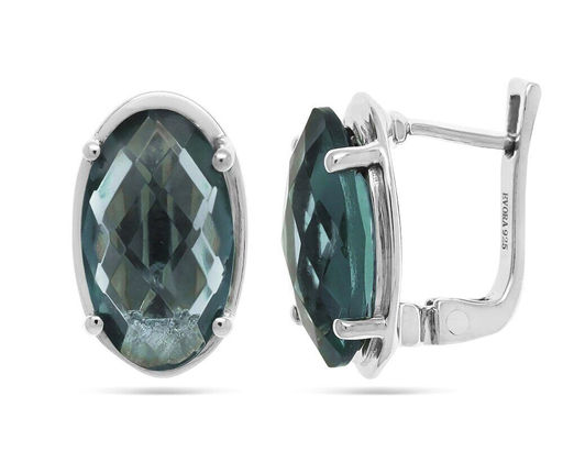 Серьги, лондон топаз кварц, Успех