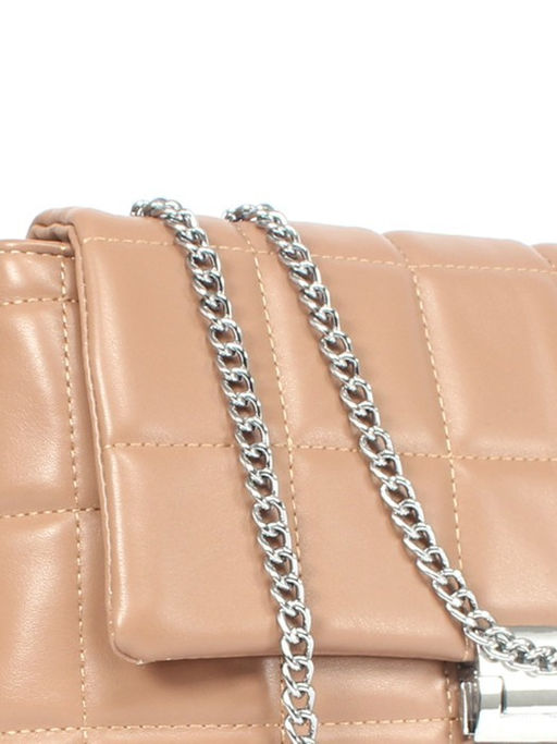 Сумка женская искусственная кожа RSR-1032, 1отдел, плечевой ремень (цепочка), карамель SALE 258024 - Adelia фото 7