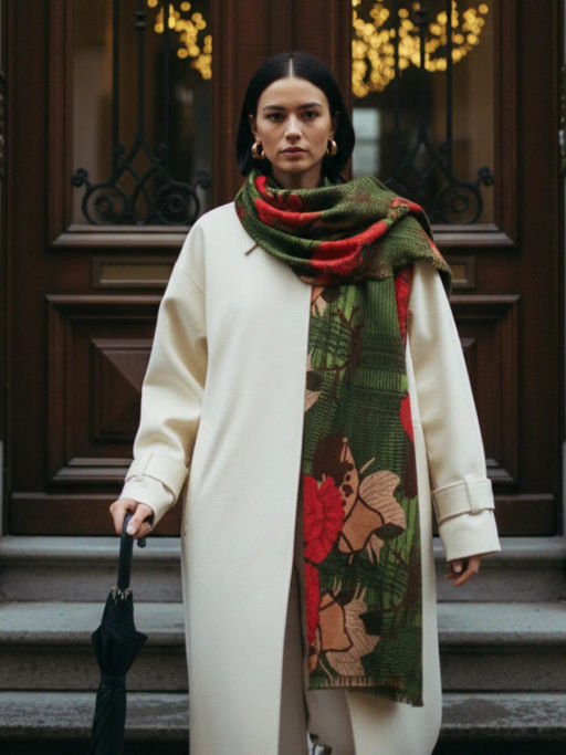 в составе ШЕРСТЬ Палантин