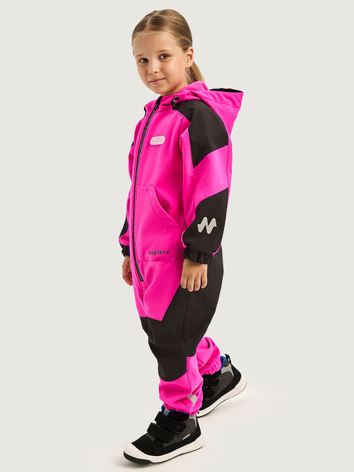 Комбинезон 8л15026 фуксия/черный