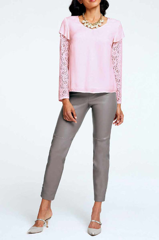 Блузка, розовая - Linea tesini фото 3