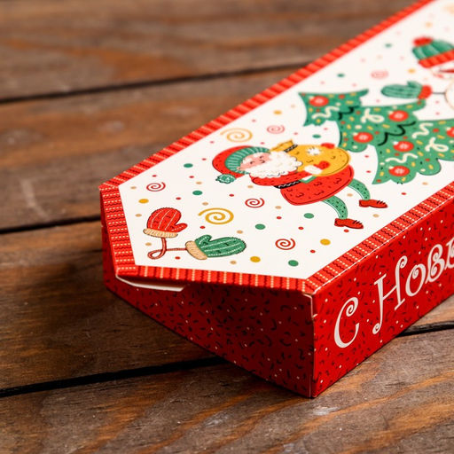 Цена за 5 шт. Подарочная коробка Конфета танцы под елкой, 10 х 20 х 4,3 см - Simaland фото 4