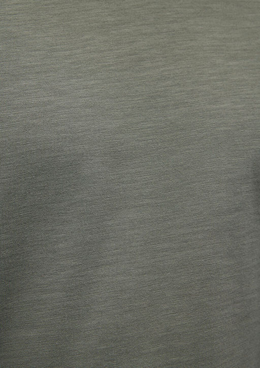 Yesil Uzun Kollu Basic Tisort - Mavi фото 7