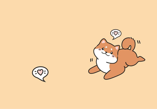 Обложка для паспорта Аниме Shiba inu love, плотность 560 мкм
