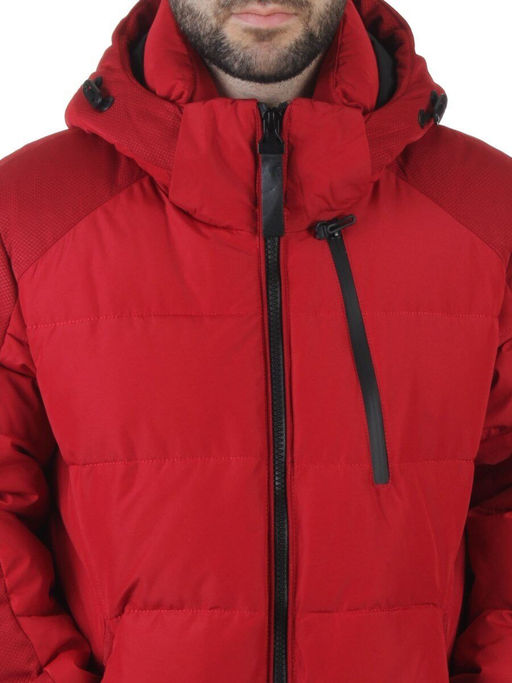 6702 BURGUNDY Куртка мужская зимняя (200 гр. холлофайбер)