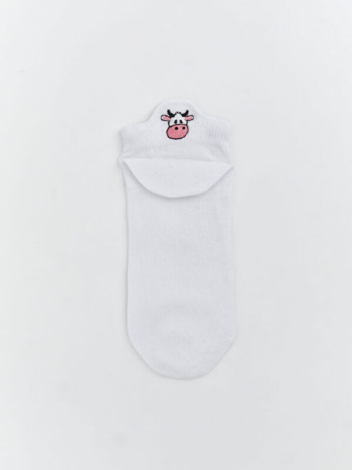 Desenli Kad?n Patik ?orap 5li