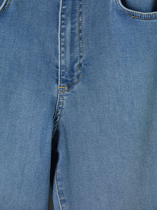 Y?ksek Bel Straight Fit Kad?n Jean Pantolon