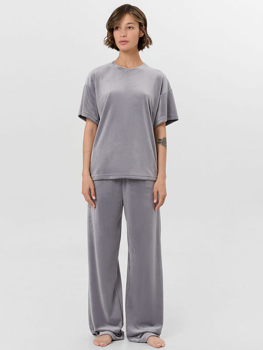 Комплект женский домашний серый