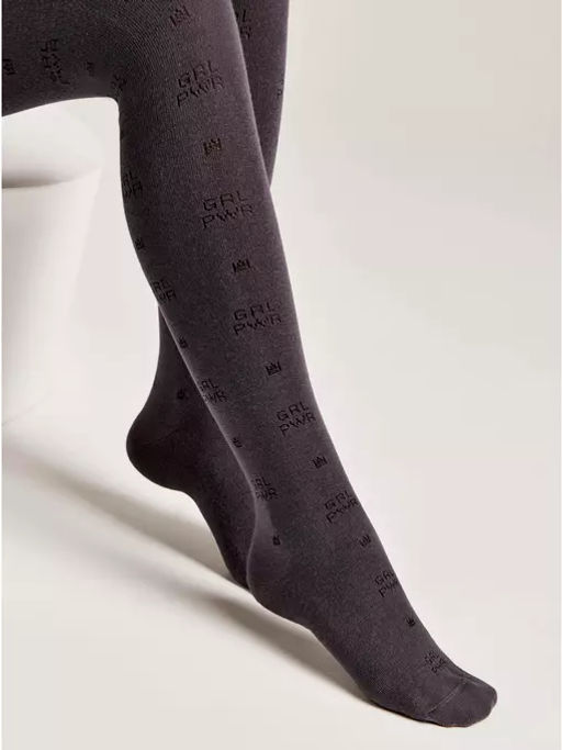 Колготки дет. TIP-TOP 5С-07СП, р.150-152 (16) - 629 темно-серый - Conte elegant фото 2