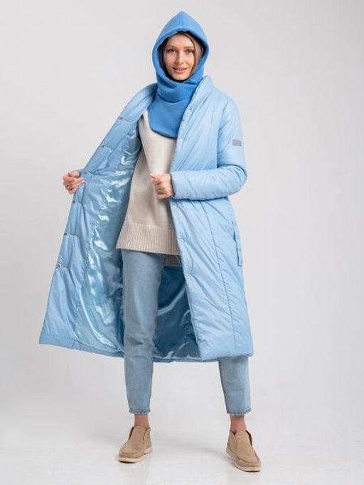 Капор трикотажный голубой - Yollochka фото 4