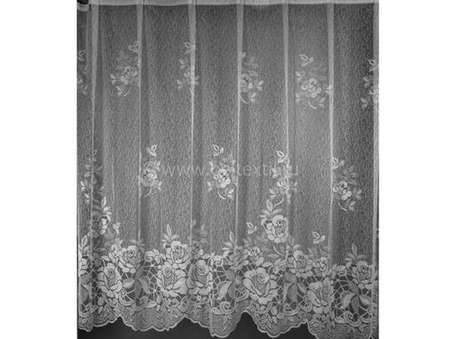 М119 ЗАНАВЕСКА ДЛЯ КУХНИ белый 5.30 м*1.65 м