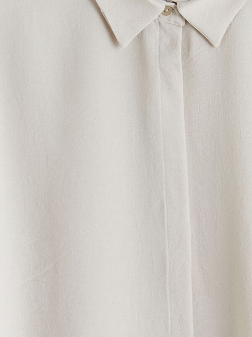 Oversize Krep Kad?n G?mlek