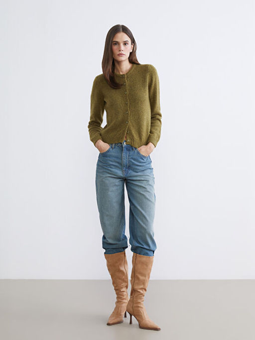 Bisiklet Yaka Kad?n Triko H?rka