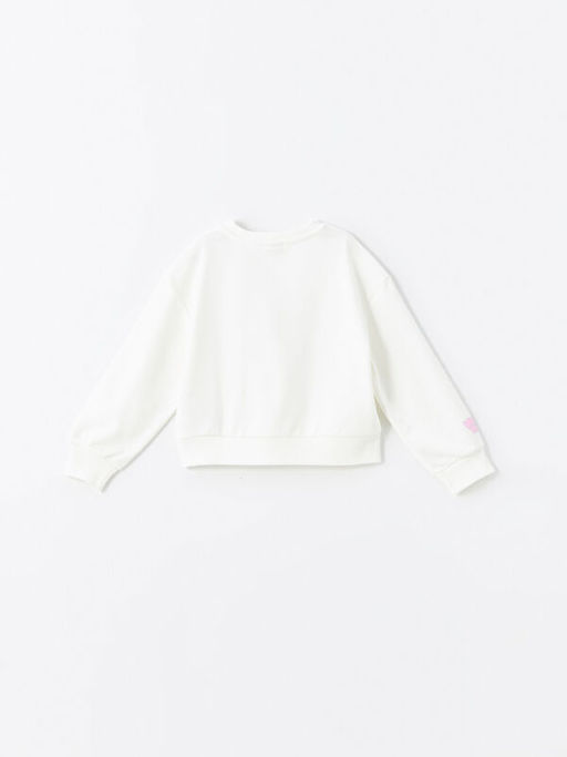 Bisiklet Yaka Lola Bunny Bask?l? K?z ?ocuk Sweatshirt