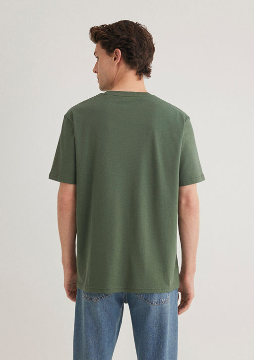 Mavi Logo Islemeli Yesil Basic Tisort  фото 5