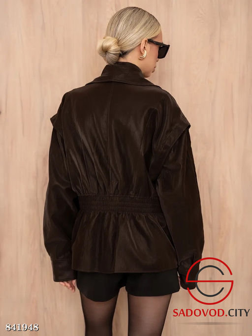 Кожаная куртка весенняя
