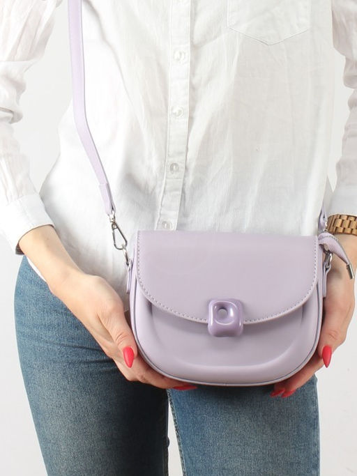 Сумка женская искусственная кожа Ch&K-2285, 1отд, плечевой ремень, сирень SALE 255089 - Adelia фото 10
