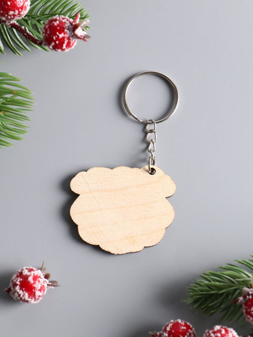 Цена за 4 шт. Брелок для ключей на кольце Лошадь. Удачного года, 4.5?3.5 см