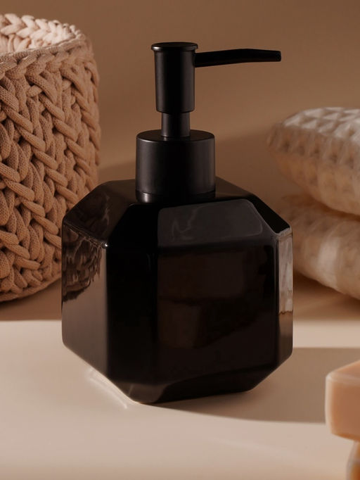 Дозатор для мыла SL Home «Артемида», 380 мл, чёрный