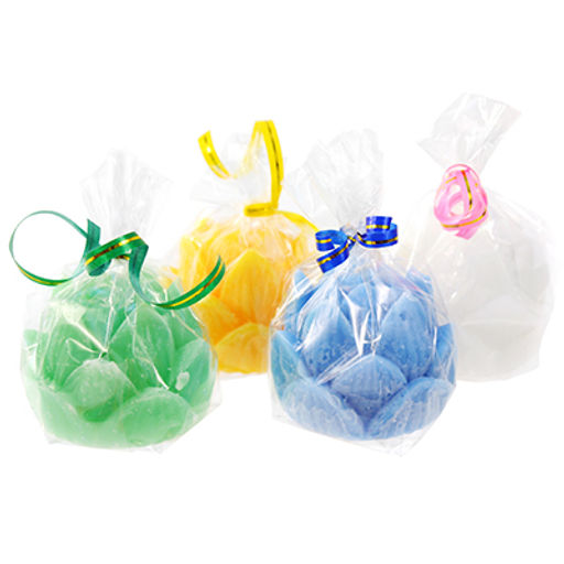 Свеча "Лотос" д6см, h5см, цвета микс (Россия)