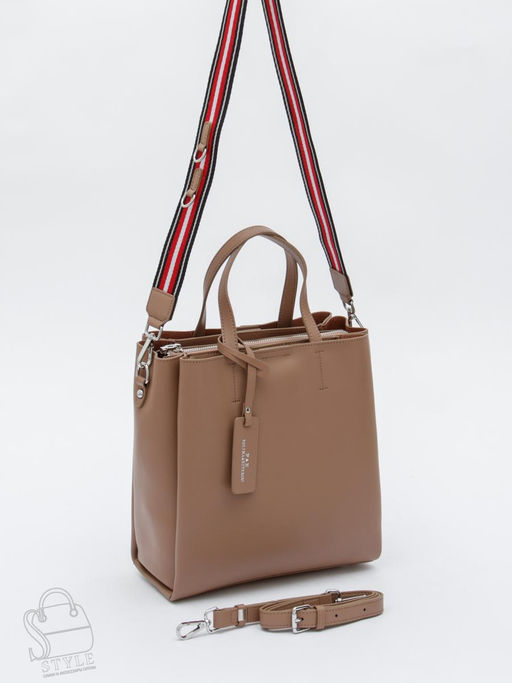 Сумка женская кожаная 6062L d.apricot Polina&Eiterou