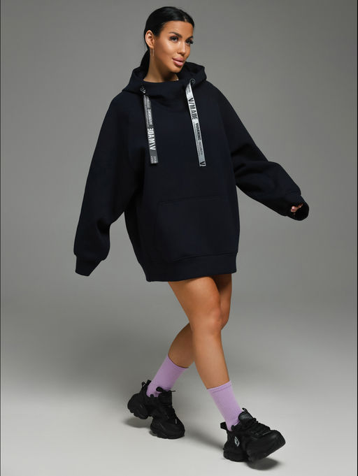 Камелия худи женское (черный собачка) - Lovetex фото 24