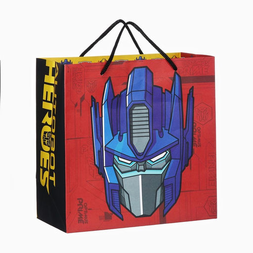 Пакет подарочный крафт Autobot Heroes, 22?22?11 см, Трансформеры - Дарите счастье фото 2