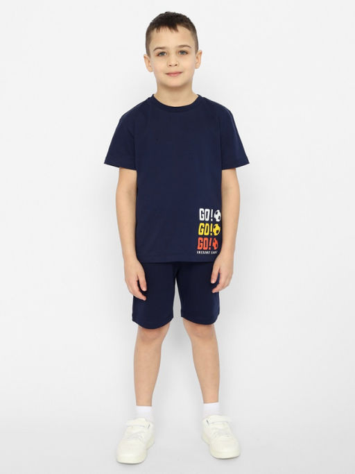 CRB wear/CSKB 63657-41 Футболка для мальчика,темно-синий/Ex.Cherubino  фото 3