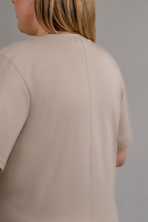 Арт. 4149 Туника женская 52-60 (5 шт) Цвет:бежевый - Калинка фото 4