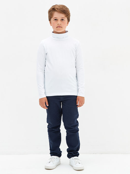 Белая водолазка для мальчика - Kogankids фото 11