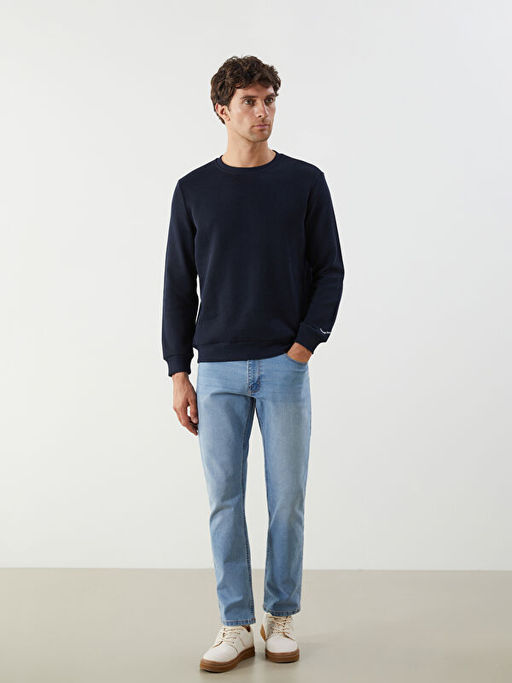 Bisiklet Yaka Erkek Triko Kazak