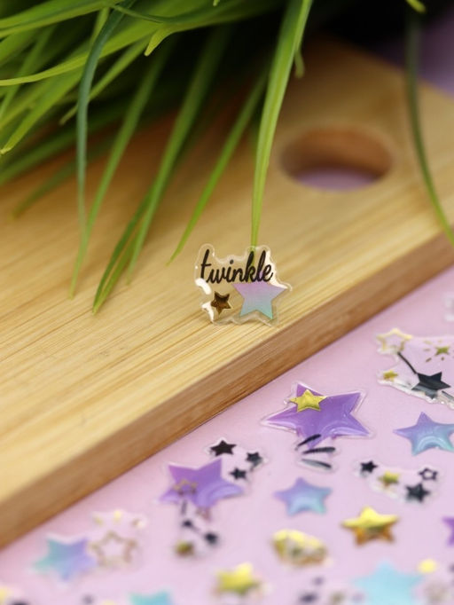 Наклейки объемные "Starry sky" (20,5*9 см)