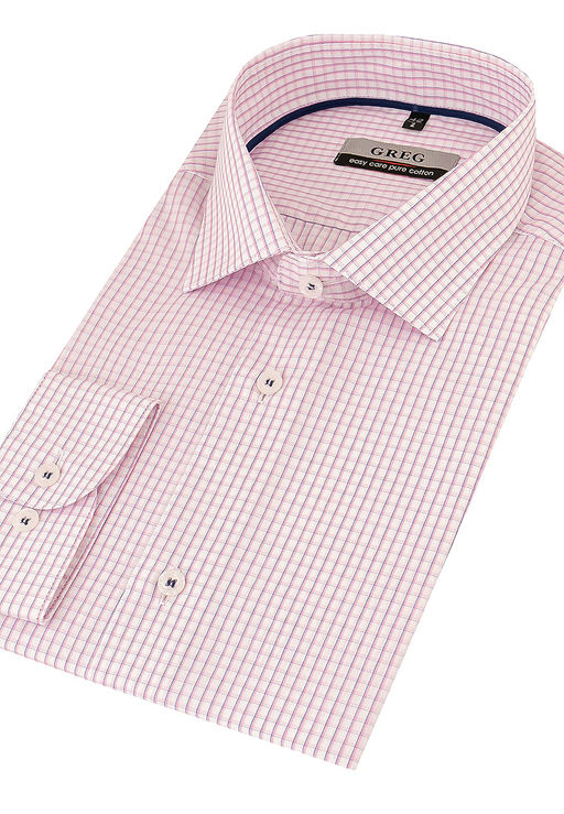 Сорочка мужская длинный рукав GREG 165/131/2953/Z/1p_GB  фото 3