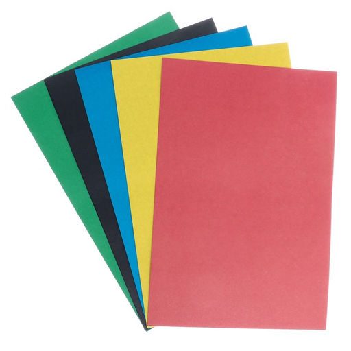 Набор для детского творчества А4, 5 листов картон цветной немелованный + 5 листов бумага цветная двухсторонняя - Calligrata фото 2