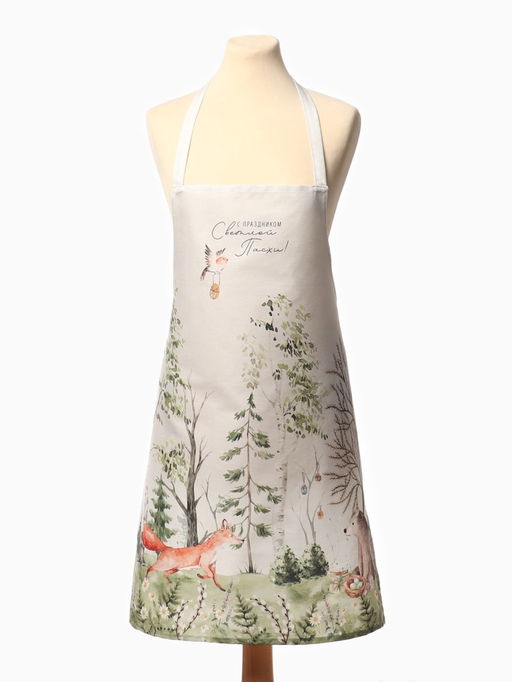 Фартук кухонный Этель. Лесная сказка, 60?70 см, 100% хлопок, саржа 190 г/м?