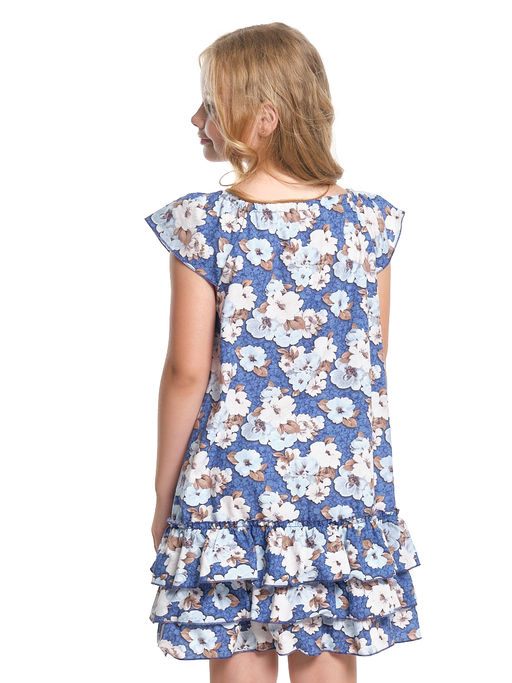 Платье для девочки UD 7685 акварельные цветы - Mini maxi фото 6