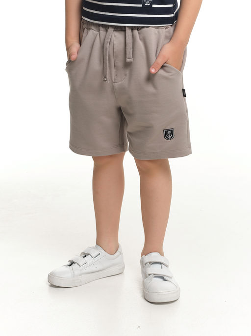 Шорты для мальчика детский сад 22-4592 серый - Mini maxi фото 3