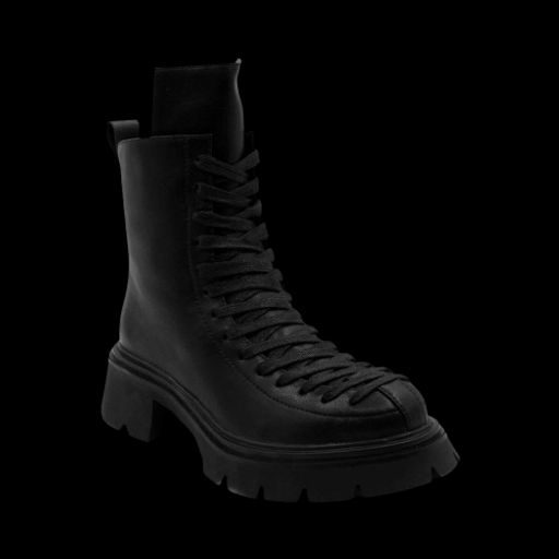 Ботинки из натуральной кожи Р-221-1 черные