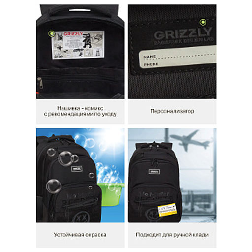 RU-630-3 Рюкзак - Grizzly фото 19