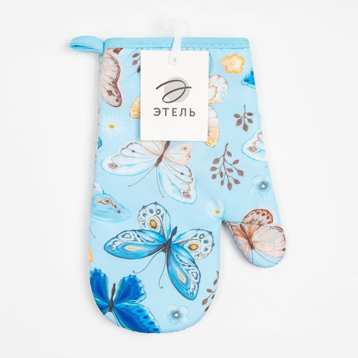 Варежка Этель Бабочки 26*16 см, 100% п/э  фото 4